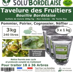 Tout Pour Les Nuisibles - Solu'bordelaise - tavelure des fruitiers-3 kg de bouillie bordelaise non colorée Online