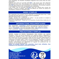 Tout Pour Les Nuisibles Traitement Et Pulvérisation | - Solu'bti - moustiques - 1,5 kg de larvicide biologique