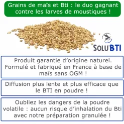 Tout Pour Les Nuisibles Traitement Et Pulvérisation | - Solu'bti - moustiques - 800 gr de larvicide biologique