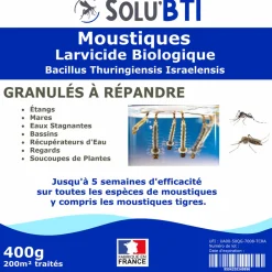 Tout Pour Les Nuisibles Traitement Et Pulvérisation | - Solu'bti - moustiques - 400 gr de larvicide biologique