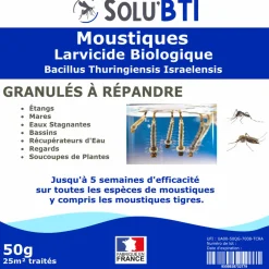 Tout Pour Les Nuisibles Traitement Et Pulvérisation | - Solu'bti - moustiques - 50 gr de larvicide biologique