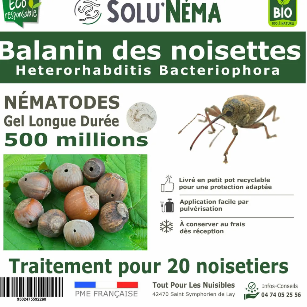 Tout Pour Les Nuisibles - Solunéma-nématodes balanin des noisettes- (hb) 500 millions pour 20 noisetiers Outlet