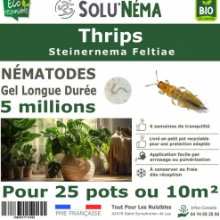 Tout Pour Les Nuisibles - Solunéma - thrips - nématodes (sf) - 5 millions pour 25 pots ou 10 m² Hot