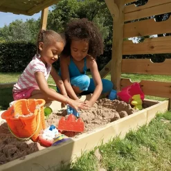 Tp Toys Jeux D'Extérieur | - Aire de jeux bois kingswood