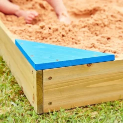 Tp Toys Jeux D'Extérieur | - Bac à sable bois fsc® avec bâche de fond et couverture de protection
