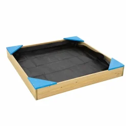 Tp Toys Jeux D'Extérieur | - Bac à sable bois fsc® avec bâche de fond et couverture de protection