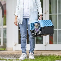 NA Paniers, Transports Et Chatières | Transport rigide pour chats et chiens de petite taille atlas 10 el, porte an acier plastifié, grilles pour l'aération