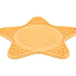 Trixie - Assiette à lécher étoile lick'n'snack 23.5 cm jaune pour chien Sale