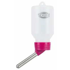 Trixie - Biberon en plastique 50 ml avec support métal pour hamsters ou souris color Hot