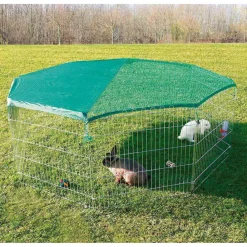 Trixie - Enclos extérieur avec filet de protection ø210 x 75cm rongeur Online