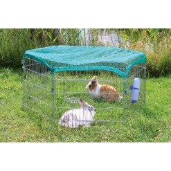 Trixie - Enclos extérieur avec filet pour animaux 63x60 cm argenté 6253 Best
