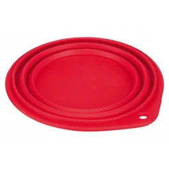 Trixie - Gamelle pliable silicone écuelle de voyage, 2 litre pour chien couleur a Hot