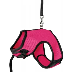 Trixie Cages Et Accessoires | - Harnais doux avec laisse 1,2 m pour grand lapins - couleur aléatoire