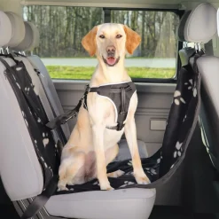 Trixie - Housse de siège auto pour chiens 65 x 145 cm noir et beige New