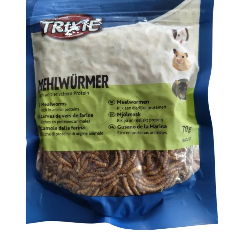 Trixie - Larves de vers de farine séchées 70 g New