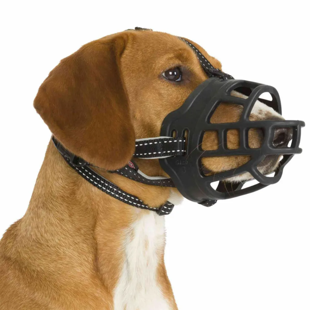 Trixie Education | - Muselière muzzle flex, en silicone taille: s pour chien type jack russell t