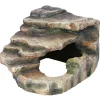 Trixie - Rocher d'angle avec grotte et plateforme 16 x 12 x 15 cm. Pour reptile. Sale