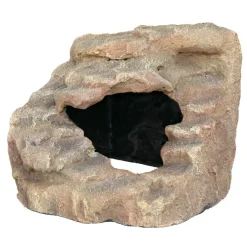 Trixie Décoration Et Substrats | - Rocher d'angle avec grotte et plateforme 21 x 20 x 18 cm pour reptiles
