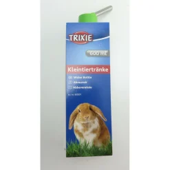 Trixie - Un biberon 600 ml en plastique avec support métal pour lapins coloris aléat Outlet