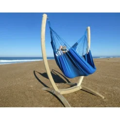 Tropical Influences Bains De Soleil, Transats Et Hamacs | - Hamac chaise azur xxl + support paquito