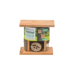 Truffaut Jardinage Écologique | - Abri double à abeilles, en bois Douglas L.16 x P.7,5 x H.15 cm
