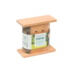 Truffaut Jardinage Écologique | - Abri double à coccinelles, en bois Douglas L.16 x P.7,5 x H.15 cm