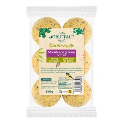 Truffaut Biodiversité TRUFFAUT BIODIVERSITÉ - Boules de graisse pour oiseaux du jardin Lot de 6 - 540 g Online