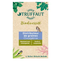 Truffaut Biodiversité TRUFFAUT BIODIVERSITÉ - Distributeur de graines Oxygène en plastique pour oiseaux Discount