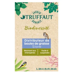 Truffaut Biodiversité TRUFFAUT BIODIVERSITÉ - Distributeur de boules de graisse Slow en métal pour oiseaux Outlet