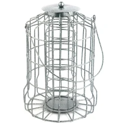 Truffaut Biodiversité Oiseaux Du Jardin | TRUFFAUT BIODIVERSITÉ - Distributeur de boules de graisse Treille en métal pour oiseaux