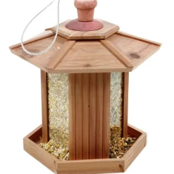 Truffaut Biodiversité TRUFFAUT BIODIVERSITÉ - Mangeoire Folk en bois pour oiseaux du jardin Best