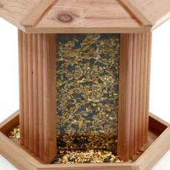 Truffaut Biodiversité TRUFFAUT BIODIVERSITÉ - Mangeoire Folk en bois pour oiseaux du jardin Best