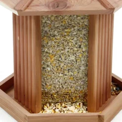 Truffaut Biodiversité TRUFFAUT BIODIVERSITÉ - Mangeoire Folk en bois pour oiseaux du jardin Best