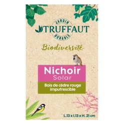 Truffaut Biodiversité TRUFFAUT BIODIVERSITÉ - Nichoir Solar pour rouge-gorges - L.21 x l.13 x H.13 cm Hot