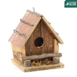 Truffaut Biodiversité Oiseaux Du Jardin | TRUFFAUT BIODIVERSITÉ - Nichoir Craft pour oiseaux du jardin - L.14 x l.13,5 x H.17,5 cm