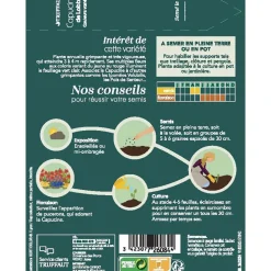 Truffaut Graines De Fleurs | - Capucine Grimpante De Lobb Variée : en Sachet