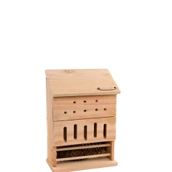 Truffaut Jardinage Écologique | - Hôtel à insectes, en bois Douglas: Tour 3 étages L21 x P12 x H30cm