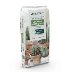 Truffaut Terreaux Et Paillage | - Terreau 'Terre de Vie®' pour cactées et succulentes - sac de 15 litres