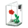 Truffy - Aquarium ALYA LED équipé blanc 45 litres - L.30,5xP.30,5xH.50.4cm