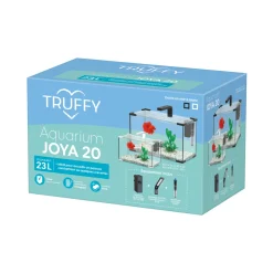 Truffy - Aquarium JOYA LED équipé blanc 23 litres - L.40,5xP.23,5xH.25,4cm Discount