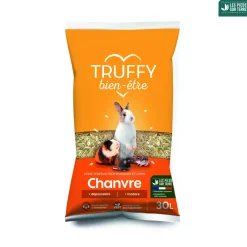 Truffy - Litière végétale de chanvre pour rongeurs et lapins 30 l