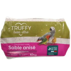 Truffy Hygiène Et Soins | - Sable anisé de fond de cage pour oiseaux 10 kg