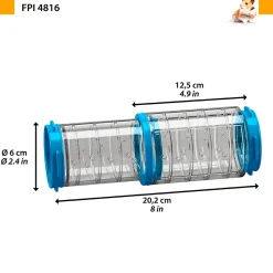 NA Tube extensible hamsters ferplast fpi 4816 plastique transparent rongeurs New