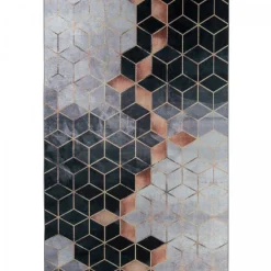 Unamourdetapis - Tapis de chambre 160x230 lyn11 grafik blanc, facile d'entretien Online