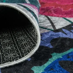 Unamourdetapis Objets De Décoration | - Tapis de chambre 160x230 lyn11 psykai multicolore, facile d'entretien