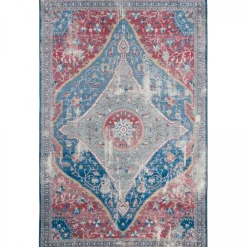 Unamourdetapis - Tapis de chambre 160x230 lyn11 meda 2 rouge, facile d'entretien Hot
