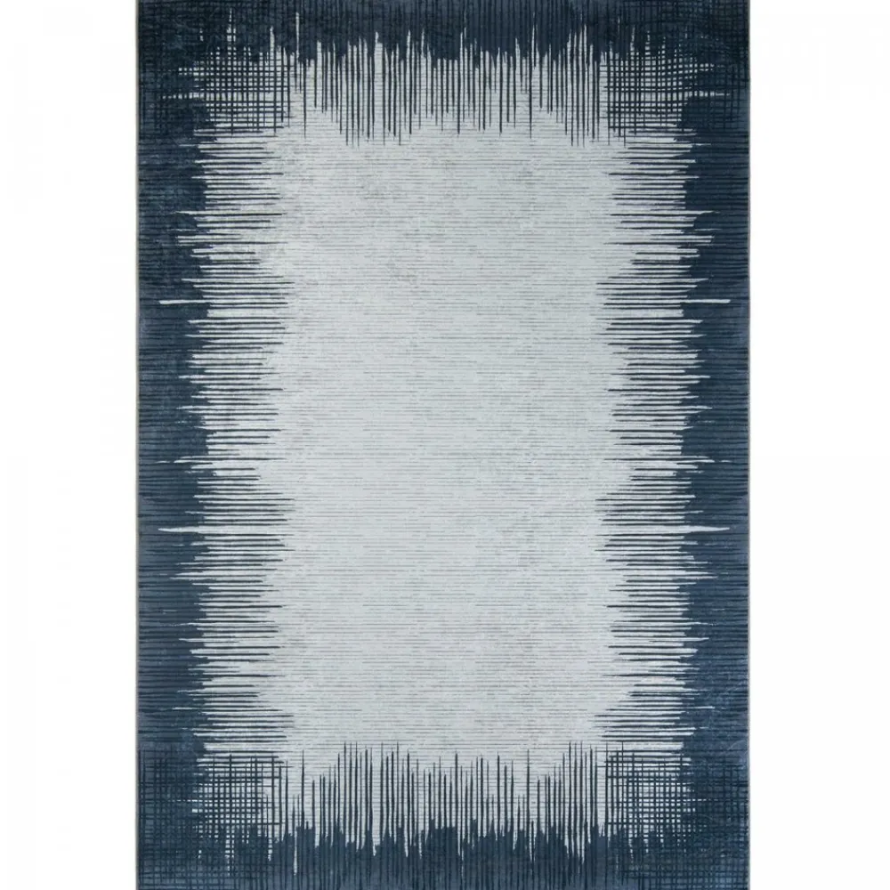 Unamourdetapis - Tapis de cuisine 80x120 lyn11 flona noir, facile d'entretien New