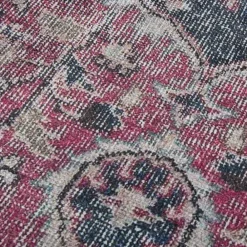 Unamourdetapis Objets De Décoration | - Tapis de cuisine 80x120 lyn11 meda 1 bordeaux, facile d'entretien