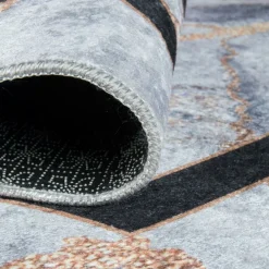 Unamourdetapis Objets De Décoration | - Tapis de cuisine 80x120 lyn11 elega ecru, facile d'entretien