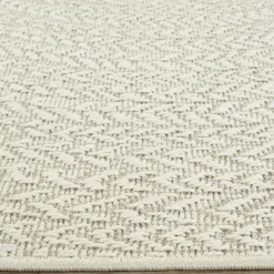 Unamourdetapis - Tapis extérieur intérieur rond ø120 lyn13 rezy aspect jute motif rond ton sur ton Best